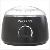 Waxkiss 14Oz wax warmer with see-through lid for easy monitoring of melting