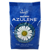 Waxness Azulene hard wax beads in a jar for soothing, stripless waxing sessions.