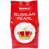 Waxness Russian Pearl hard wax beads packaging label for professionals