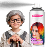 Waybesty Grey hair spray silver application adds bold color for cosplay and parties