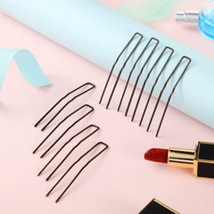 Waydress horquillas-U para cabello, estilo recogido, fijación fiable durante todo el día.