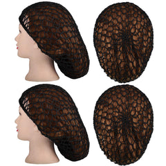 Waydress elastic mesh hair net fits all hair types without tangling