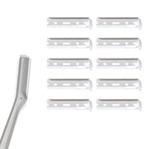 WDVFETGBGHHDSCFRCE Tweezerman-compatible blade pack for easy facial replacement