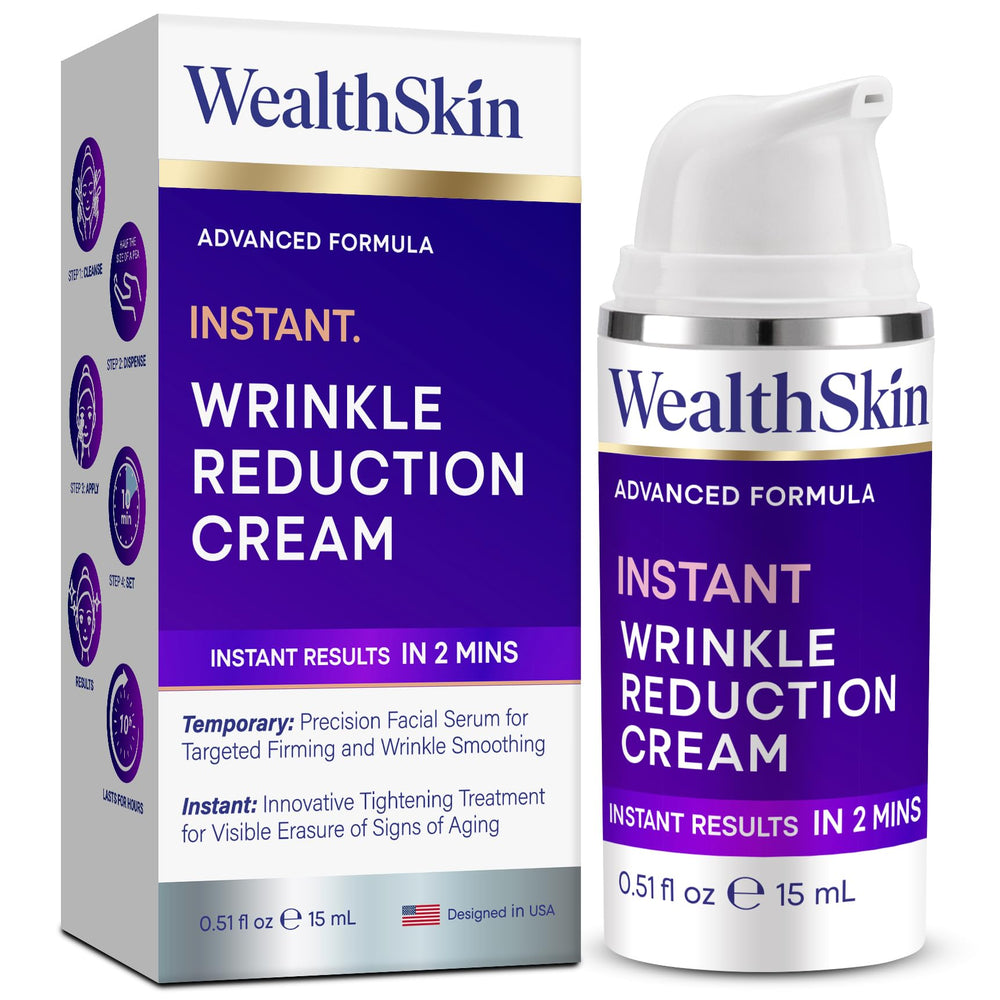 Wealthskin crema ojos: aplicación rápida para reducir arrugas y mirada más fresca.