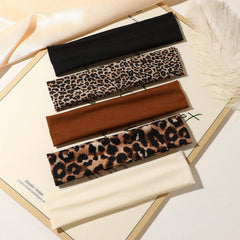 Weazppre banda para la cabeza estampado animal leopard, añade estilo cómodo todo el día.
