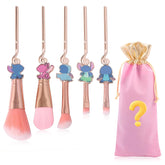 WeChip Cute Cartoon Girl Makeup Brush Set with comfortable handheld grip for quick daily looks.