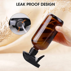Wedama amber bottle highlights UV protection to preserve contents.