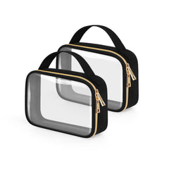 Wedama TSA-approved toiletry bag, clear design speeds security checks