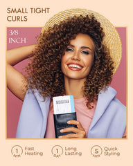 Weeyum ceramic tourmaline technology smooths hair and reduces frizz