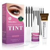 weilnell kit color pestanas cejas profesional para un look coordinado y duradero.