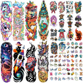 Weipbwor tattoo full-arm designs for kids' imaginative play and standout party looks.