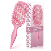 Weldilgit Curl Brush wide-tooth for volume on thick coily hair