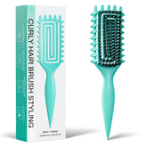 Weldilgit Curly Hair Brush with soft boar bristles for gentle detangling and curl definition.