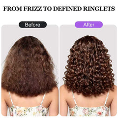 Weldilgit narrow-tooth side shapes uniform curl clumps from root to tip.
