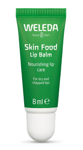 Weleda Skin Food Lip Butter, textura rica para labios secos.