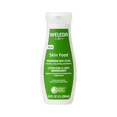 Weleda Skin Food Body Lotion bottle front view for nourishing hydration.