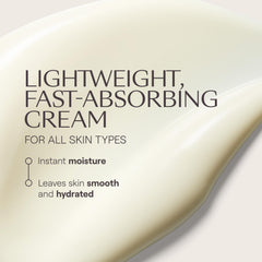 Weleda Skin Food Light application on skin demonstrates quick absorption.