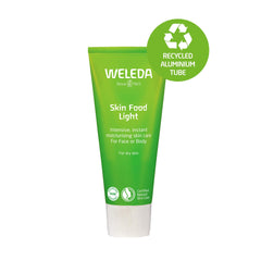 Weleda Skin Food Light offers lightweight moisture for on-the-go care.