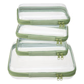 WELPIRT clear zipper pouch medium case keeps cosmetics and toiletries organized at a glance.