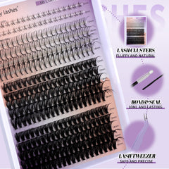 Wendy Lashes bottom lashes tray enhances natural blending and ease of application.