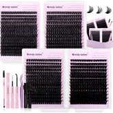 Wendy Lashes 980-pcs clusters kit for bulk DIY lash extensions