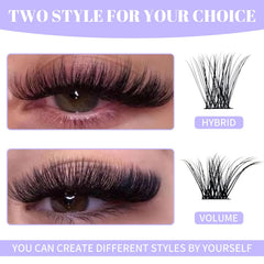 Wendy Lashes lightweight soft clusters for natural comfort