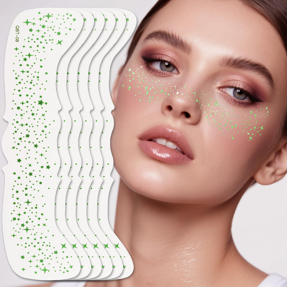 Wendy Lashes glitter freckles designs add subtle sparkle for festivals and parties.