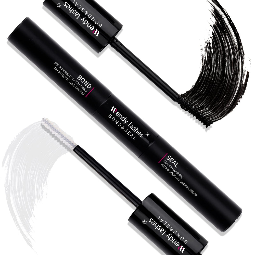 Wendy Lashes Lash Bond and Seal bottle, two-in-one system for DIY lash clusters.