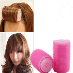 Wendy Mall hair rollers bottom-to-roots view showing curl potential