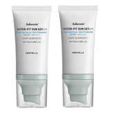 WenFeng Centella Sunscreen SPF50 con dispensador; protección UV rápida.