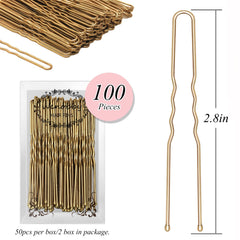 Wenobby gold pins with stainless coating for easy styling and removal