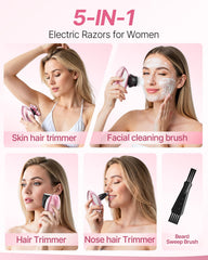 WEQOEE razor for legs provides quick, gentle shaving for silky skin.