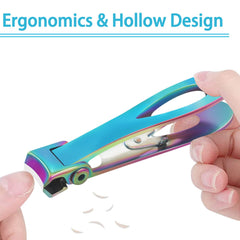 Werlla long-handle toenail clippers designed for comfortable grip