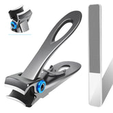 Werlla toenail clippers with wide jaw opening for easier thick-nail trimming.