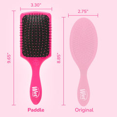Wet Brush distributes conditioning treatments evenly through hair for uniform coverage.