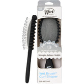 Wet Brush Curl Shaper bottle pour for easy conditioner application in the shower.