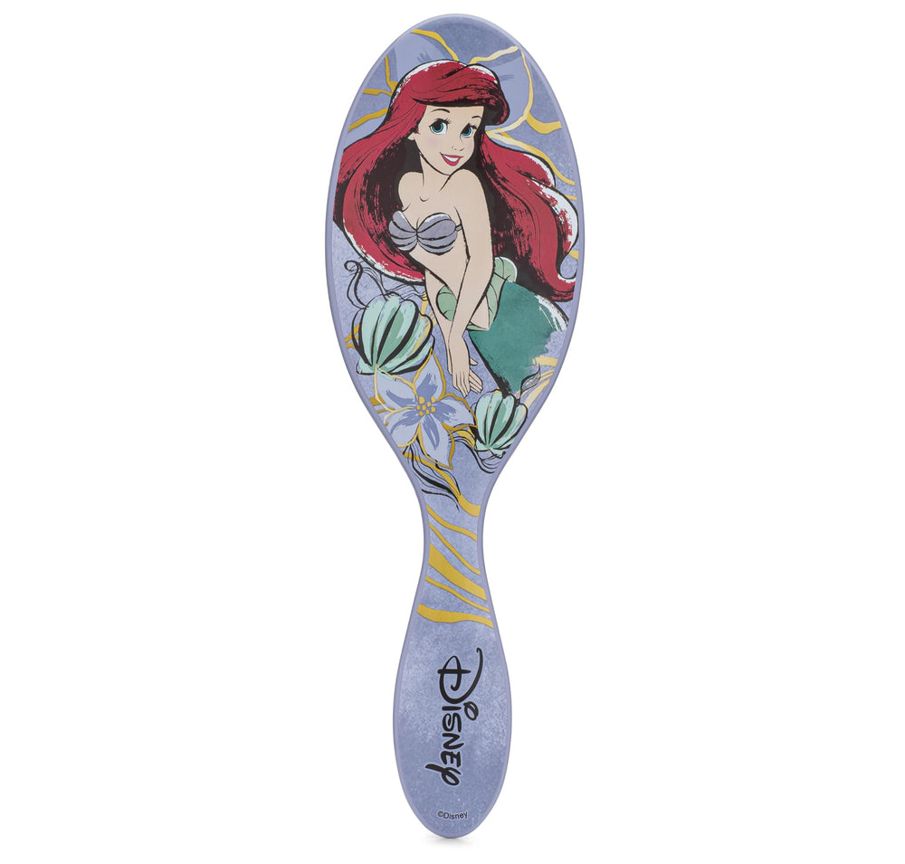 Wet Brush Disney Ariel detangler brush with ultra-soft IntelliFlex bristles for gentle detangling.
