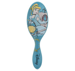 Wet Brush Disney Original Detangler Cinderella closeup demonstrating gentle knot release on wet hair