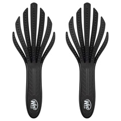Wet Brush Go Green Curl Detangler brush eases curly hair tangles.