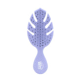 Wet Brush Go Green Mini Detangler Purple front view portable detangler for on-the-go hair care