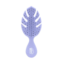 Wet Brush Go Green Mini Detangler Purple front view portable detangler for on-the-go hair care