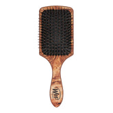 Wet Brush paddle hair brush with wood handle for gentle detangling and smoother hair.