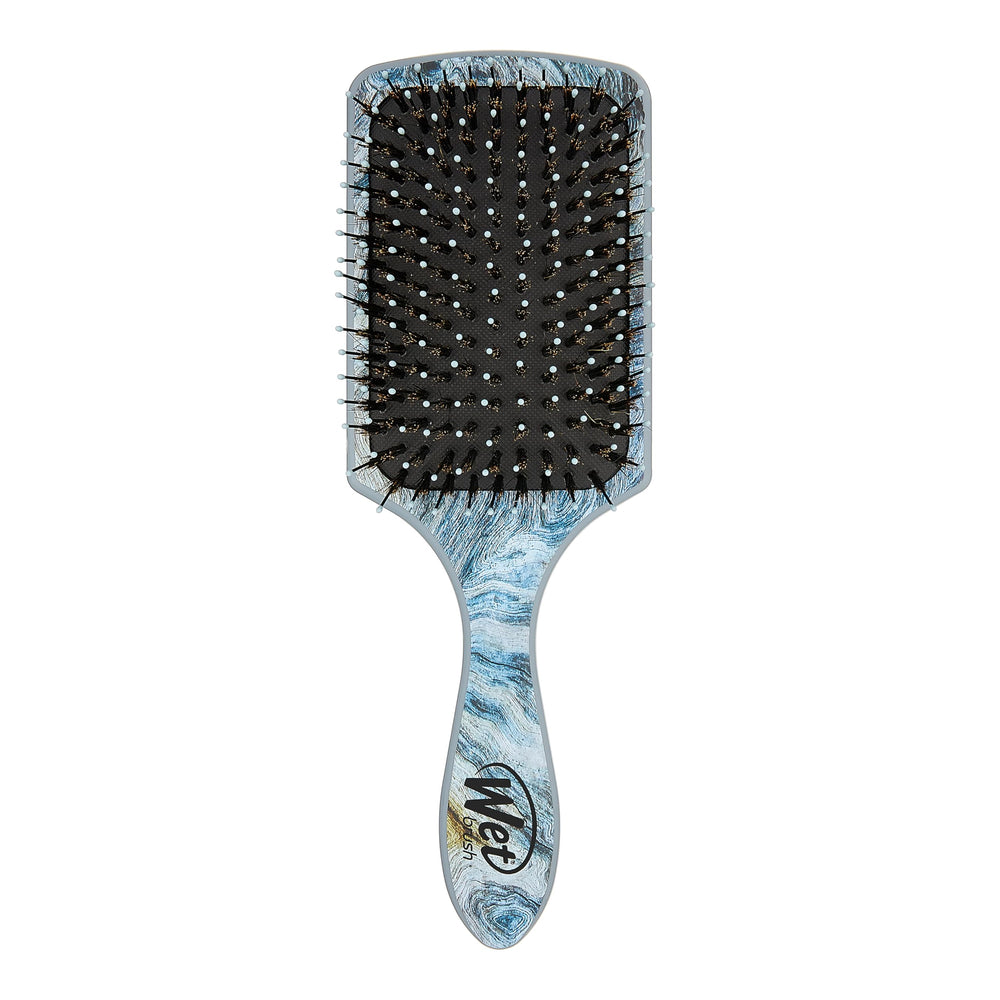 Wet Brush Paddle Shine argan oil close-up showing bristles for smooth detangling