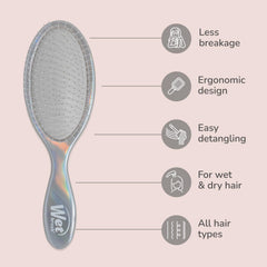IntelliFlex bristles reduce breakage for healthier-looking hair.