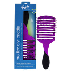 Wet Brush Pro Flex Dry Paddle Brush purple for quick detangling and smoother hair.