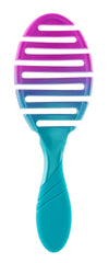 Wet Brush Pro Flex Dry Teal Ombre IntelliFlex bristles close-up for detangling ease.