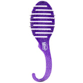 Wet Brush Shower Detangler head close-up showing IntelliFlex bristles for gentle detangling.