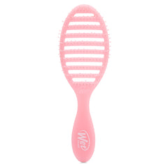 Wet Brush Speed Dry Hair Brush pink drink hero shows vented design for faster blow-drying