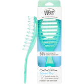 Wet Brush Speed Dry bottle closeup highlighting fast blow-drying and detangling benefits