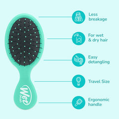 Wet Brush Squirt flexible bristles provide painless detangling experience.